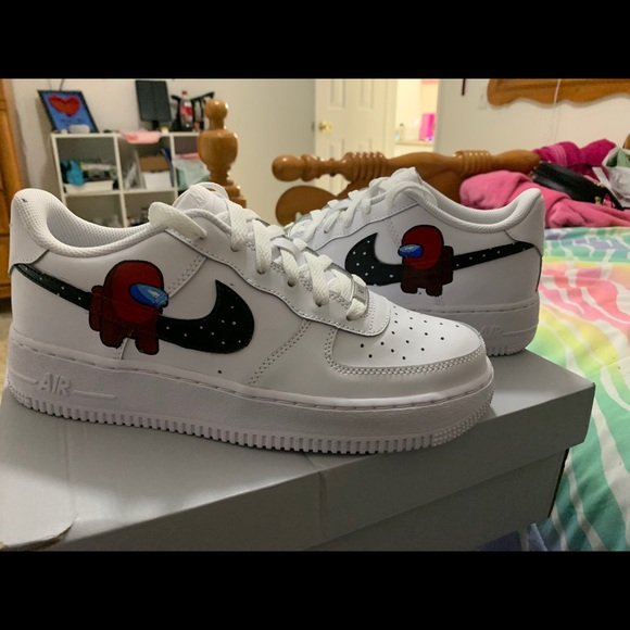 Nike Sneaker Nike Air Force Among Us Custom Air Force Among Us
